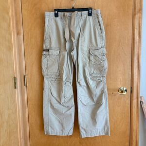 Polo Jeans Ralph Lauren Military Surplus Cargo Pants‎ Khaki 33x30